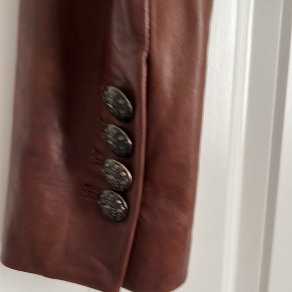 NWT Veronica Beard Theo leather jacket 4. - Picture 6 of 8